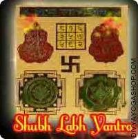 Shubh Labh gold plated Yantra
