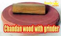 Sandalwood with stone grinder