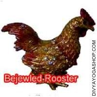 Feng Shui Bejewled Rooster for Harmony