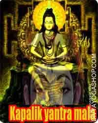 Kapalik yantra mala for get rid of fears