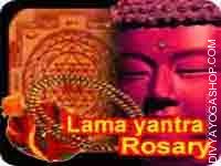 Tibbati Lama Yantra and rosary for wealth