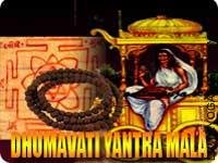 Dhumavati yantra and mala for get rid of financial problems