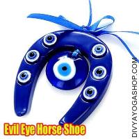 Evil Eye Horse Shoe