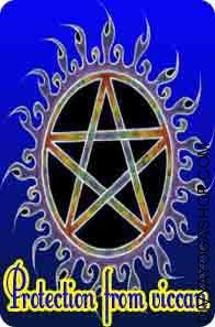 Amulet for protection from wiccan