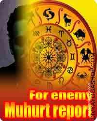 Muhurt for enemy