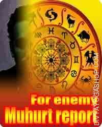 Muhurt for enemy