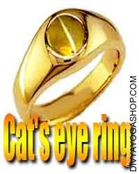 Cat's eye ring