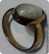 White stone ring