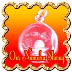 Om Namaha Shivay Crystal Pendant