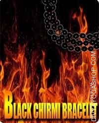 Black chirmi bead bracelet 