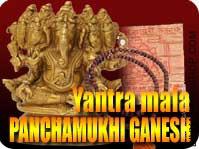 Panchamukhi ganesh yantra mala for obstacles