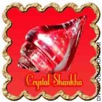 Crystal (Sphatik) Shankha/Conch