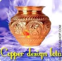 Copper design lota