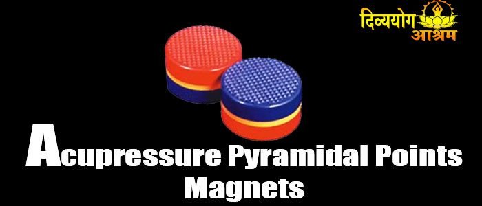 Acupressure pyramidal points magnets