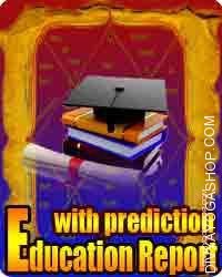 Education report with Life predictions