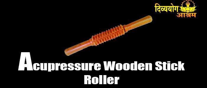 Acupressure wooden stick roller