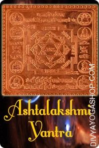 Ashta-lakshmi copper yantra