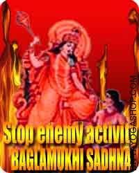 Baglamukhi Sadhna for stop enemy activities