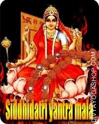 Siddhidatri yantra mala for mundane and divine aspirations