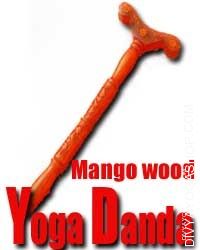 Mango wood yoga stick