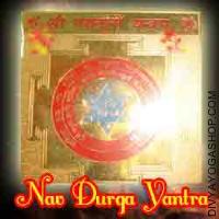 Nav-Durga gold plated Yantra