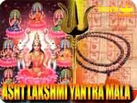 Ashta-lakshmi yantra mala for ashta siddhi