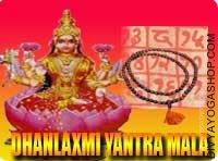 Dhana-Lakshmi yantra mala for wealth