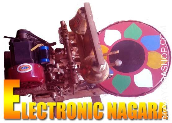 Electric nagada for temple