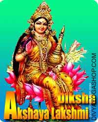 Akshay Lakshmi diksha