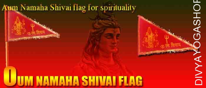 Om namaha shivai flag