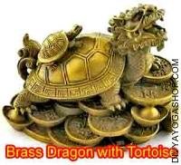 Brass Dragon with Tortoise