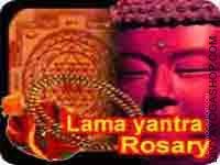 Tibbati Lama Yantra and rosary for wealth