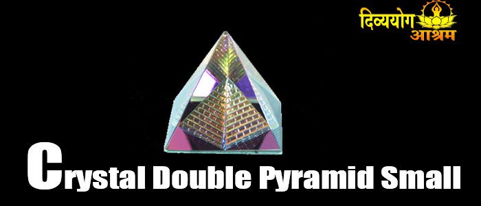 Crystal double pyramid small (30-grams)
