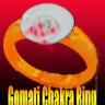 Gomti chakra gold ring
