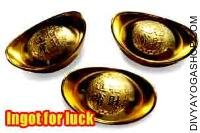 Ingot for luck