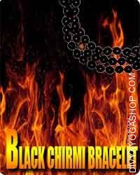 Black chirmi bead bracelet 