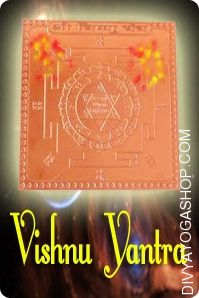 Vishnu copper Yantra