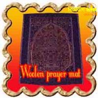 Woolen prayer mat