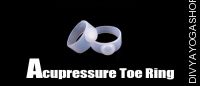 Acupressure magnetic toe ring