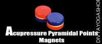 Acupressure pyramidal points magnets