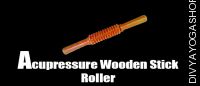 Acupressure wooden stick roller