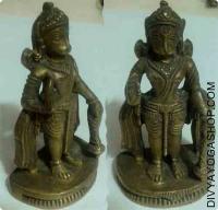 Standing Hanuman brass idol