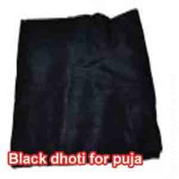 Black Dhoti for Puja