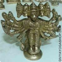 Panchamukhi hanuman brass idol