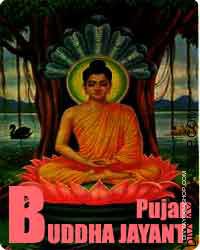 Puja on Buddha jayanti