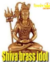 Brass shiva idol