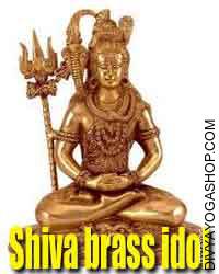 Brass shiva idol