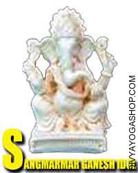 Sangmarmar stone ganesha idol